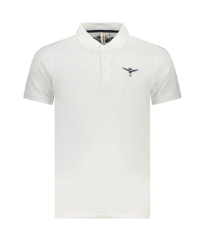Accademia Militare White Cotton Polo Shirt