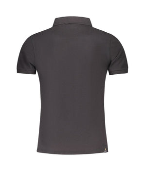 Accademia Militare Black Cotton Polo Shirt