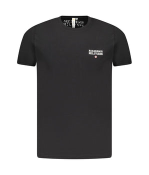 Accademia Militare Black Cotton T-Shirt