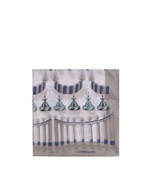 Ferragamo Multicolor Silk Scarf