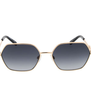 Love Moschino Gold Metal Sunglasses