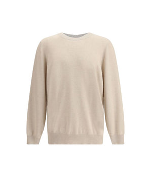 Brunello Cucinelli Beige Cashmere Cashmere Sweater