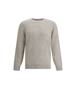 Brunello Cucinelli Gray Alpaca Vicugna Pacos Sweatshirt