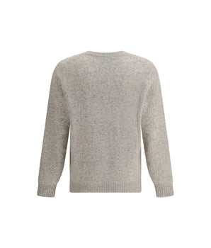 Brunello Cucinelli Gray Alpaca Vicugna Pacos Sweatshirt