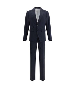 Dsquared² Black Wool Two-Piece Suit