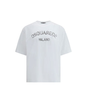 Dsquared² White Cotton T-Shirt