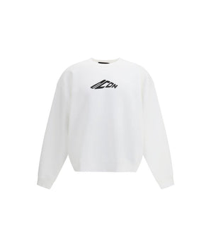 Dsquared² White Cotton Sweatshirt