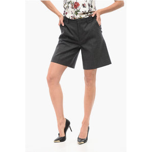 Gucci Wool Pleated Shorts