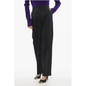 Miu Miu Wool Wide-leg Pants
