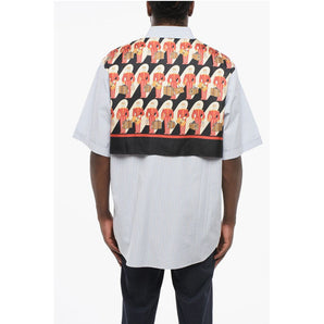 Gucci Button-down Cotton Shirt with Silk Back