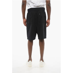 Ami Alexandre Mattiussi Cotton Shorts with Elastic Waistband