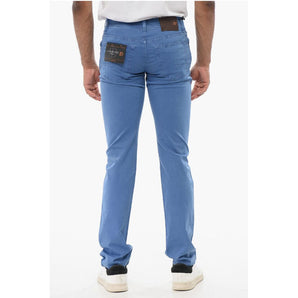 Corneliani ID LUXURY DENIM Ton-sur-ton Embroidered Denims