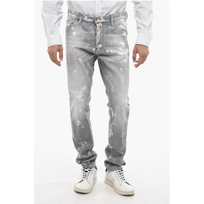 Dsquared² Tapered Fit Cool Guy Denims with Paint Motif