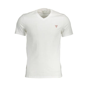 Camiseta de algodón blanca Guess Jeans