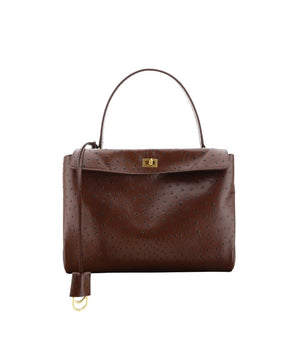 Balenciaga Brown Calf Leather Bos Taurus Shoulder Bag