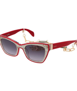 Guess Red Plastic Sunglasses