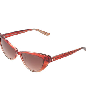 Guess Burgundy Plastic Sunglasses