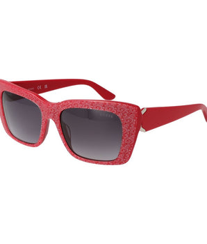 Guess Red Acetate Sunglasses