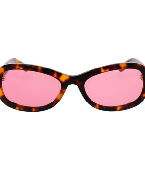 GCDS Brown Acetate Sunglasses