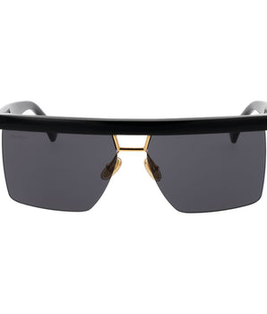 Max Mara Black Stainless Steel Sunglasses