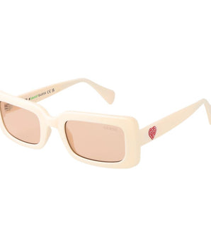 Guess Beige Plastic Sunglasses