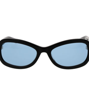 GCDS Black Acetate Sunglasses