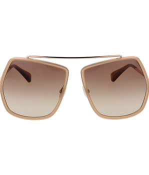 Max Mara Beige Metal Sunglasses
