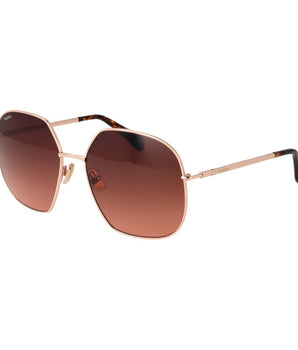 Max Mara Rose Gold Metal Sunglasses