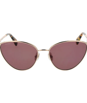Max Mara Gold Metal Sunglasses
