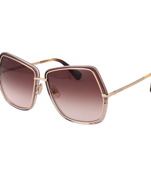 Max Mara Gold Metal Sunglasses
