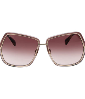 Max Mara Gold Metal Sunglasses
