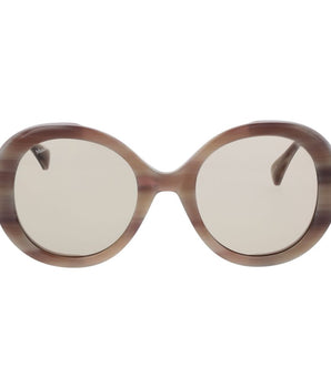 Max Mara Cream Acetate Sunglasses