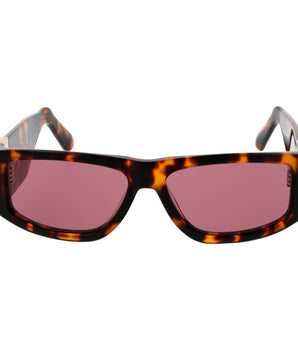GCDS Brown Acetate Sunglasses
