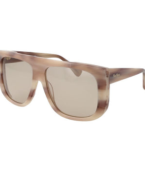 Max Mara Cream Acetate Sunglasses