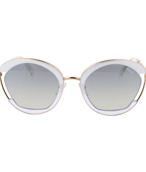 Emilio Pucci Gold Metal Sunglasses