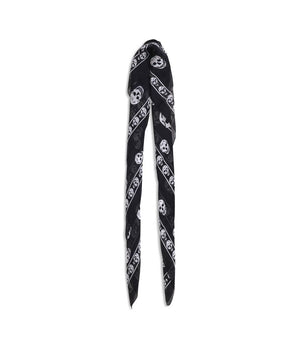 Alexander McQueen Black Silk Scarf
