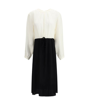 Crida Milano Multicolor Silk Casual Dress