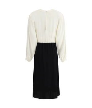 Crida Milano Multicolor Silk Casual Dress