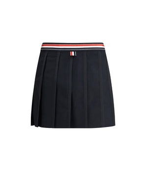 Thom Browne Black Wool Mini Skirt