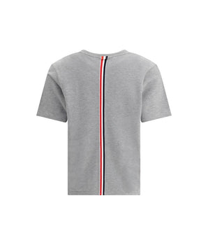 Thom Browne Gray Cotton T-Shirt