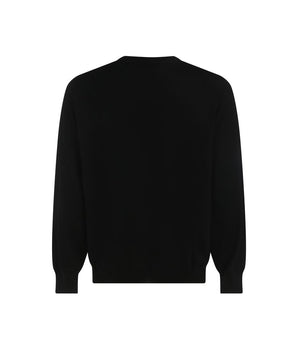 Brunello Cucinelli Black Fleece Wool Sweatshirt