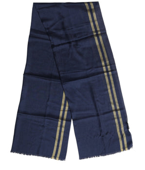 Bufanda chal envolvente de cachemira azul de Dolce &amp; Gabbana