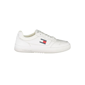 Tommy Hilfiger White Leather Mens Sneakers