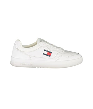 Tommy Hilfiger White Leather Mens Sneaker
