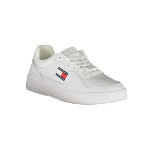 Tommy Hilfiger White Leather Mens Sneakers
