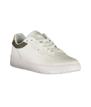 Tommy Hilfiger White Leather Men Sneaker