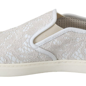 Dolce & Gabbana Elegant Off White Loafers for Ladies Dolce & Gabbana 