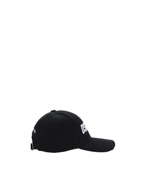 Dsquared² Black Cotton Cap (Baseball Hat)
