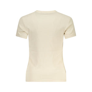 Tommy Hilfiger Beige Cotton Tops & T-Shirt