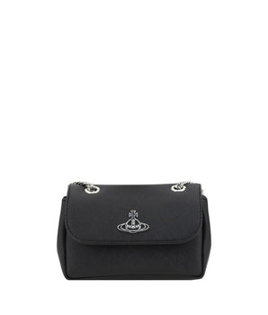 Vivienne Westwood Black Polyethylene Shoulder Bag